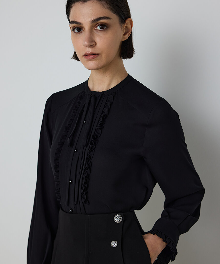 FIRFIRLI İPEK GÖMLEK