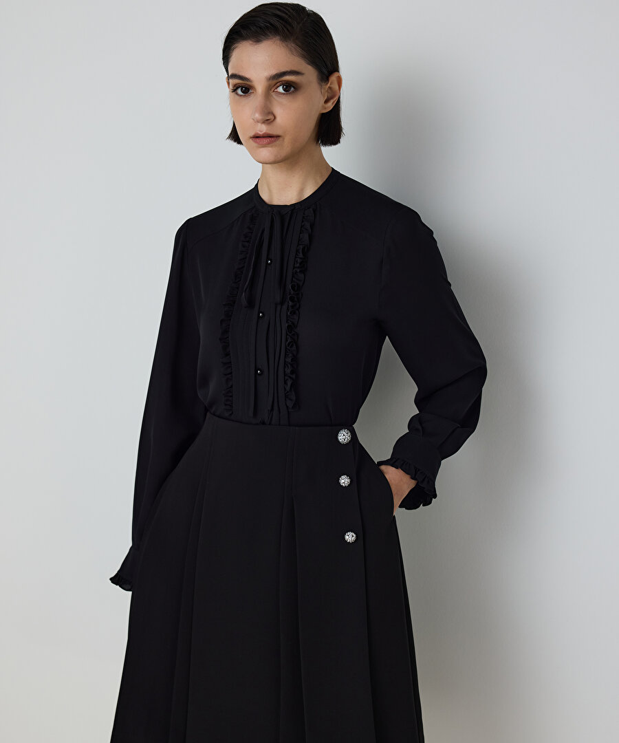 FIRFIRLI İPEK GÖMLEK