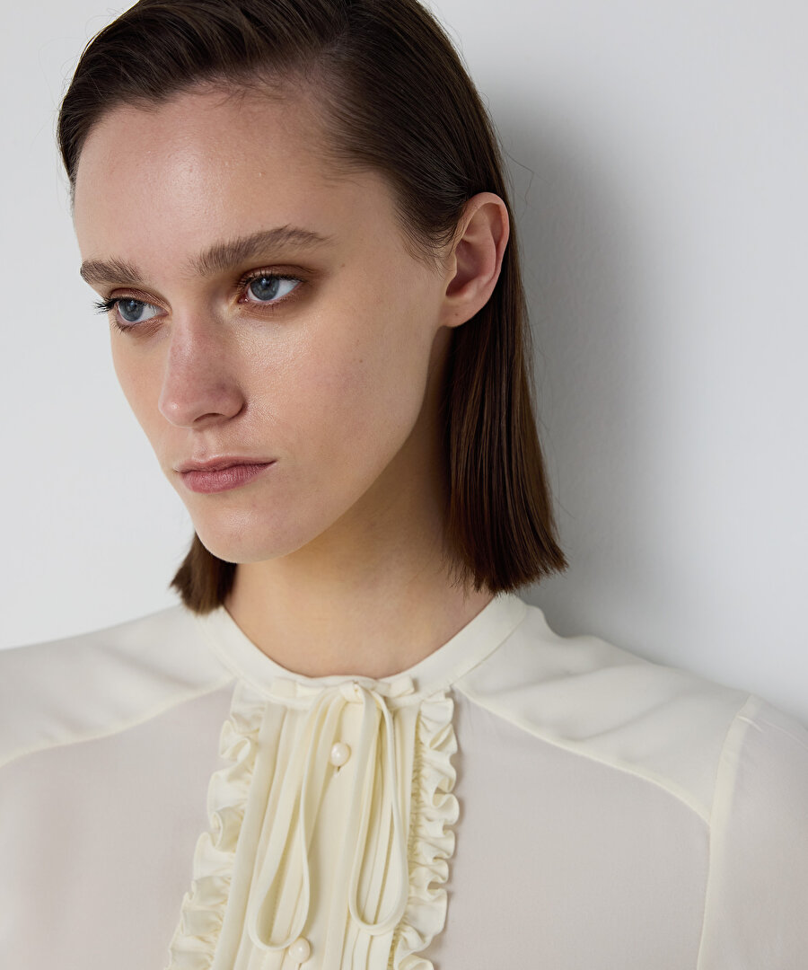 FIRFIRLI İPEK GÖMLEK