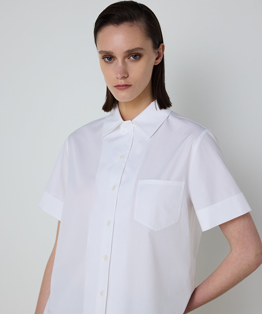 BASIC POPLİN GÖMLEK