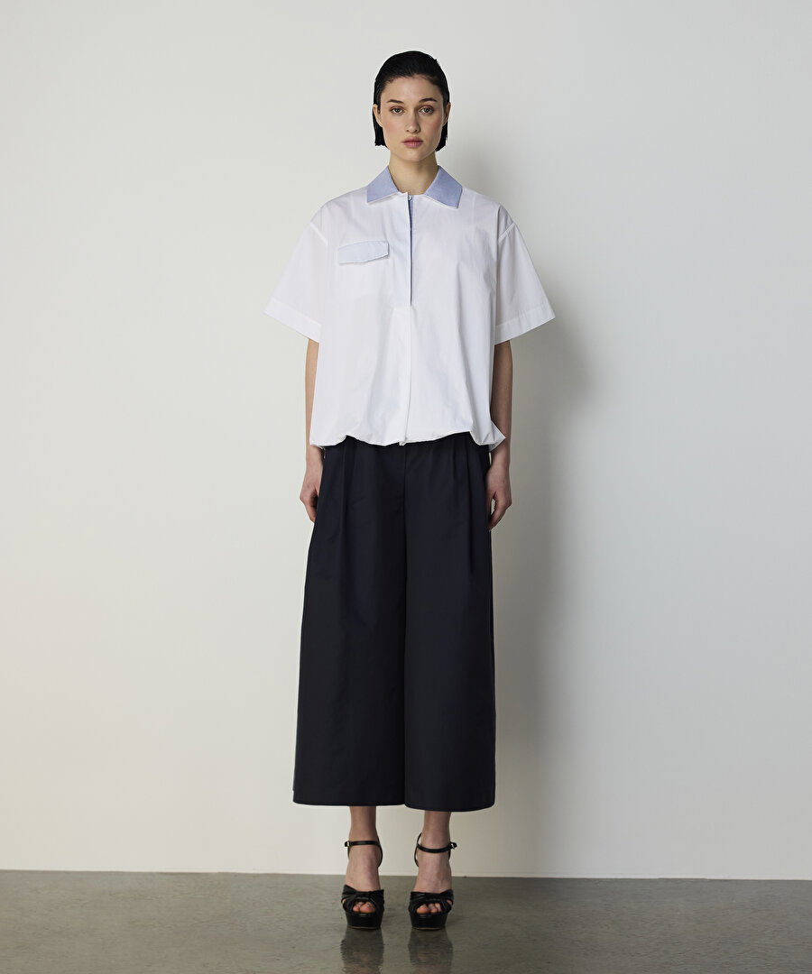 COLORBLOCK POPLİN GÖMLEK