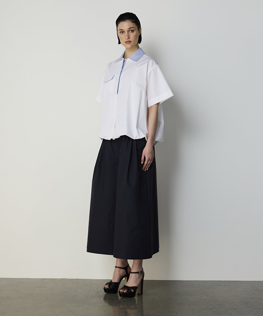 COLORBLOCK POPLİN GÖMLEK