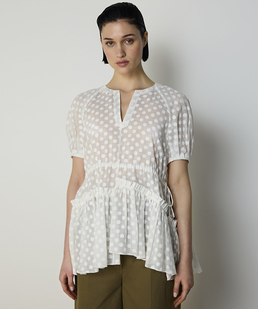 ASİMETRİK RAMİ GÖMLEK