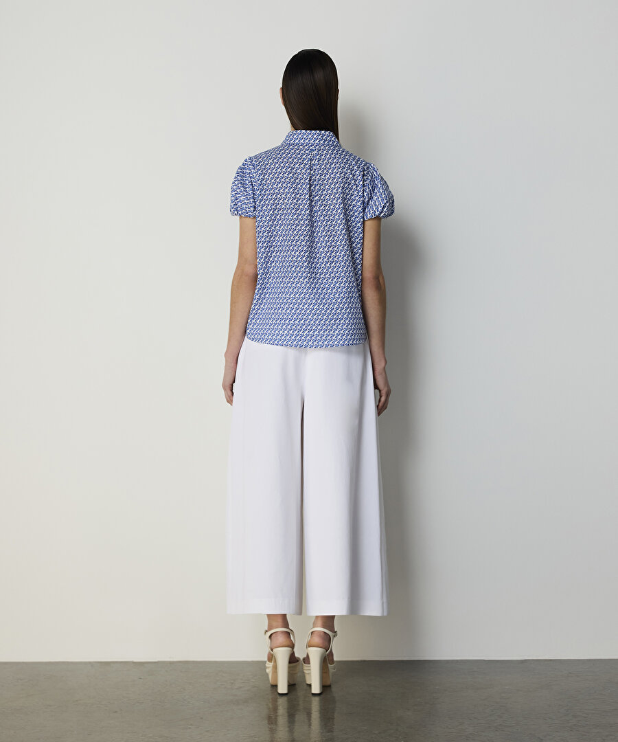 DESENLİ BALON KOL GÖMLEK