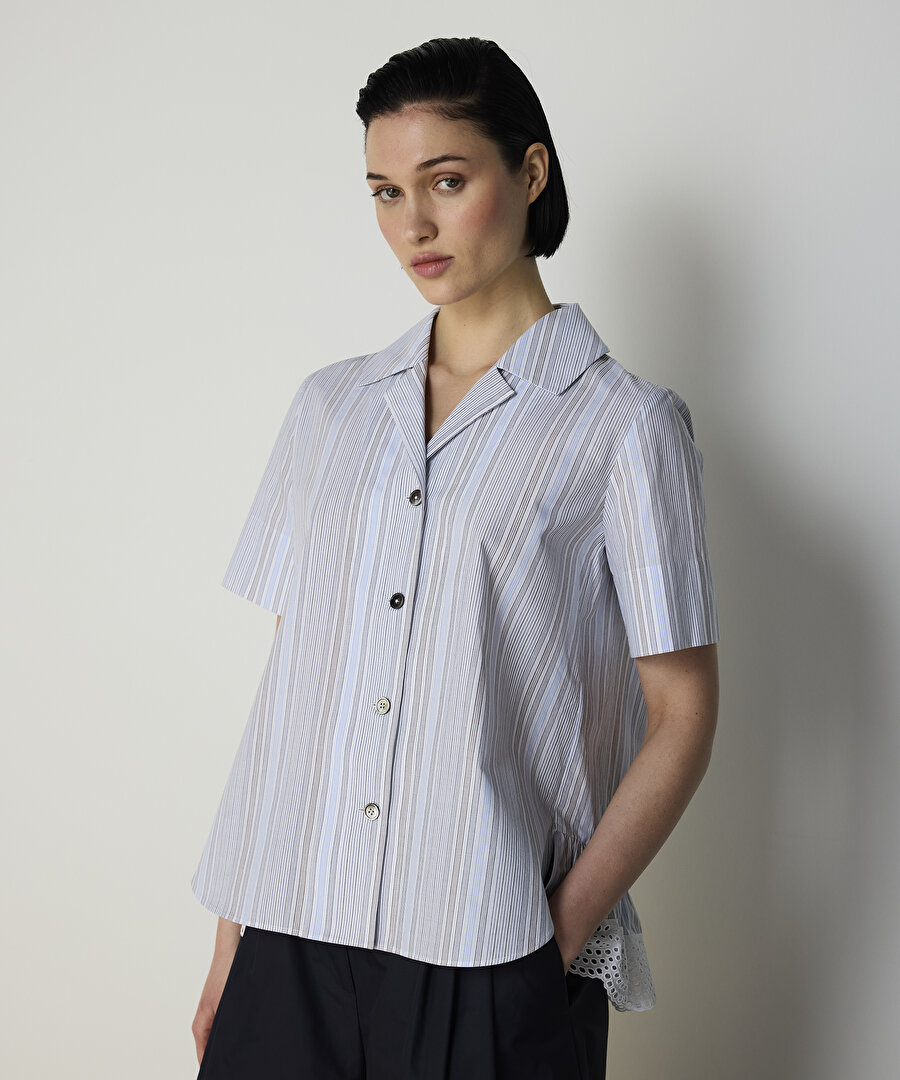 FİSTO MIX ÇİZGİLİ GÖMLEK