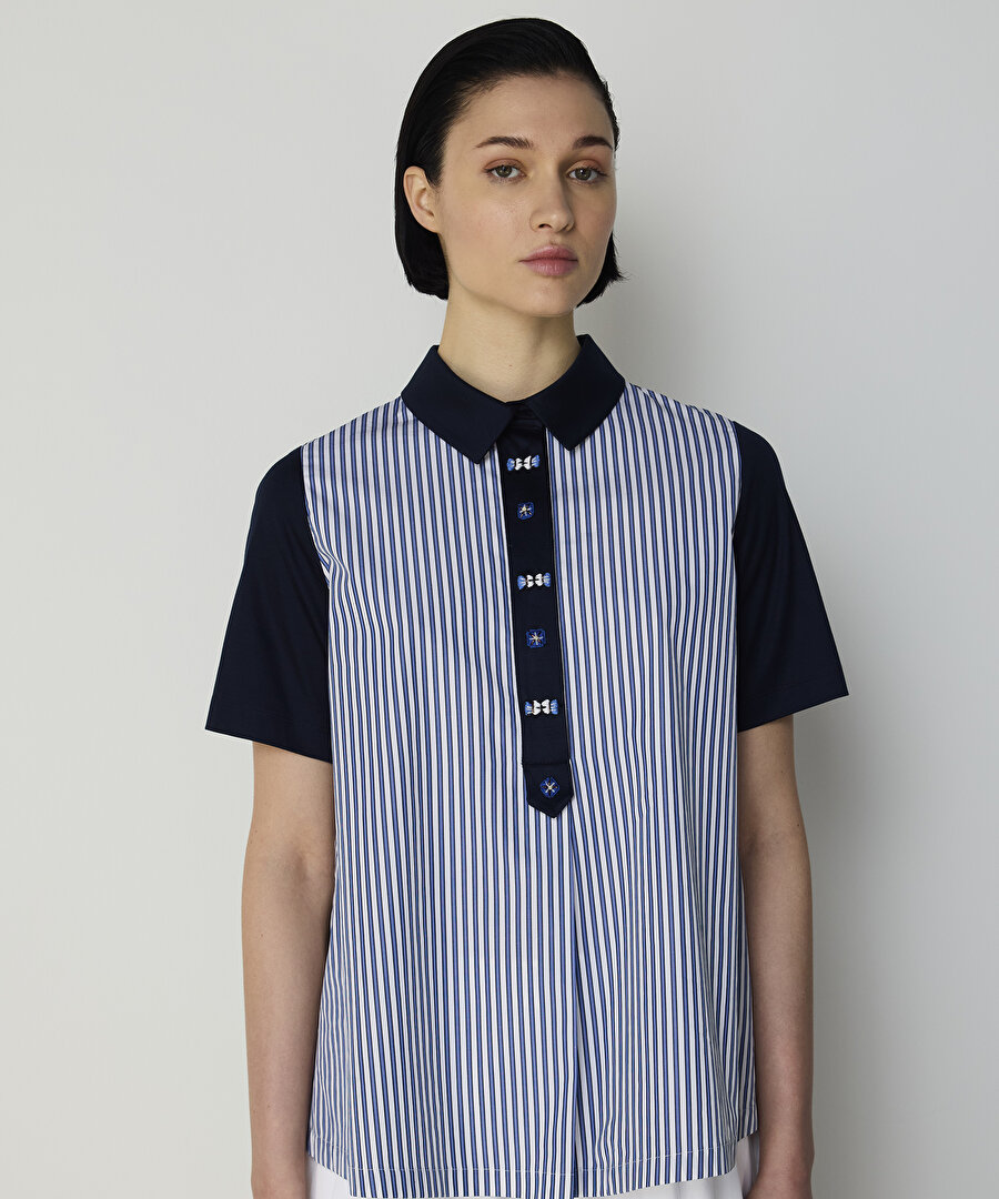 ÇİZGİ DESEN MIX TİŞÖRT