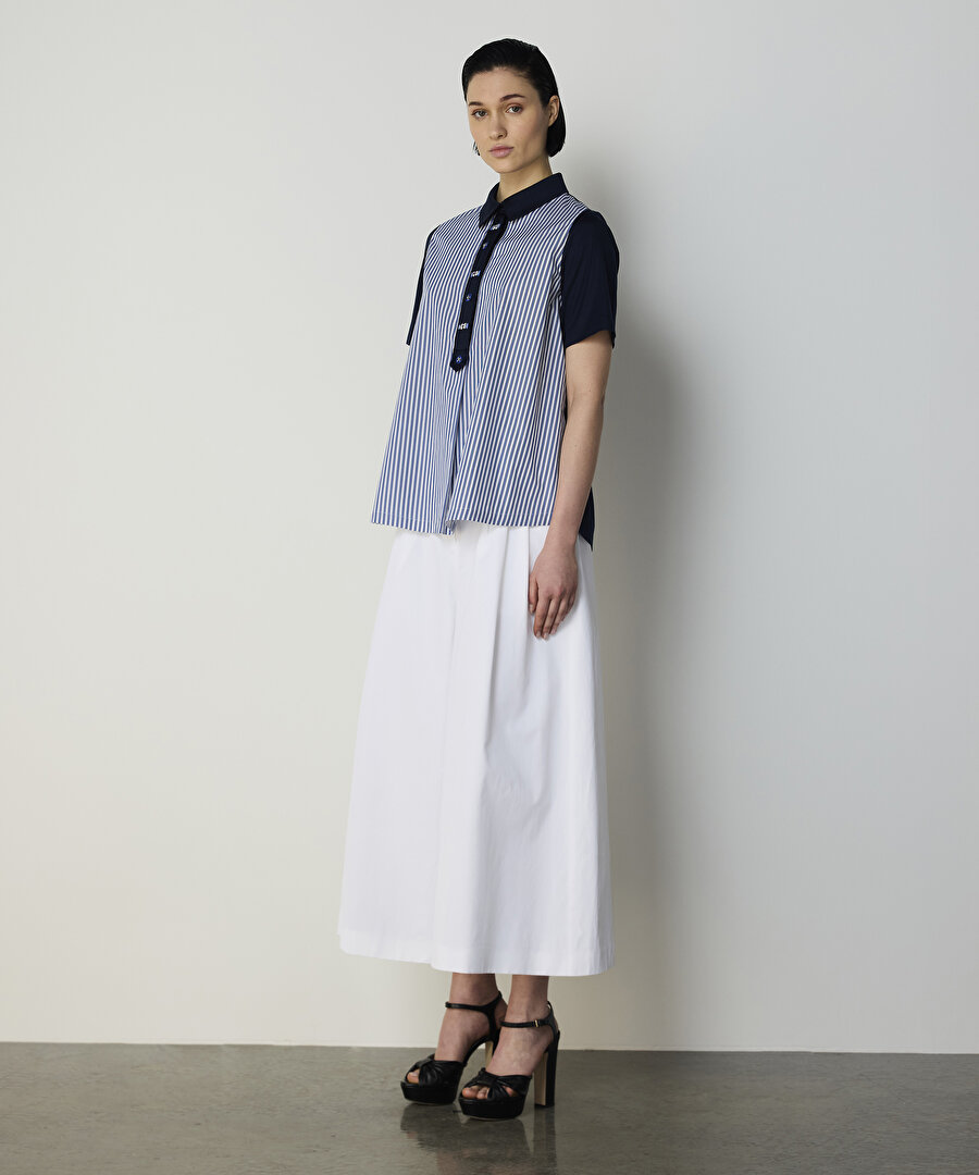 ÇİZGİ DESEN MIX TİŞÖRT